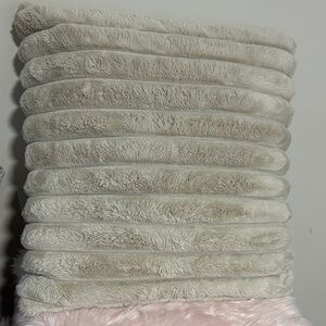 Luxurious Cream Faux Fur Pillow